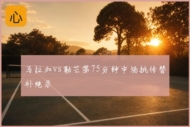 马拉加vs勒芒第75分钟中场挑传替补绝杀
